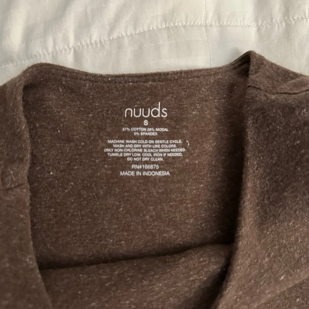 Nuuds Classic Crewneck Tank Bodysuit